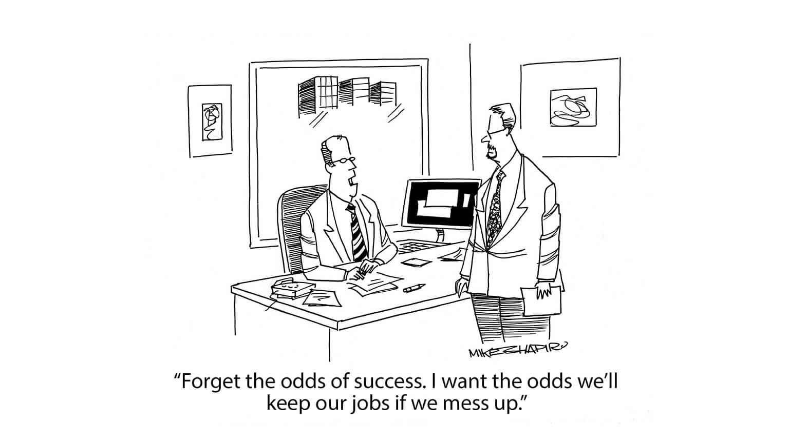 Cartoon Knowing The Odds HENRY KOTULA